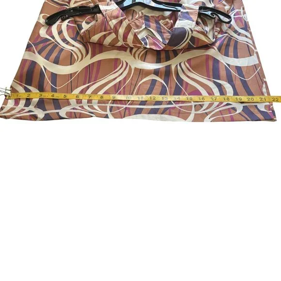 Banana Republic Womens Sleeveless Multicolor Swirl Print Dress Size 6 - Picture 11 of 11